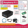 KIT-5D(64)  Raspberry Pi 5 (8GB RAM) - Complete SET (MicroSD 64GB)